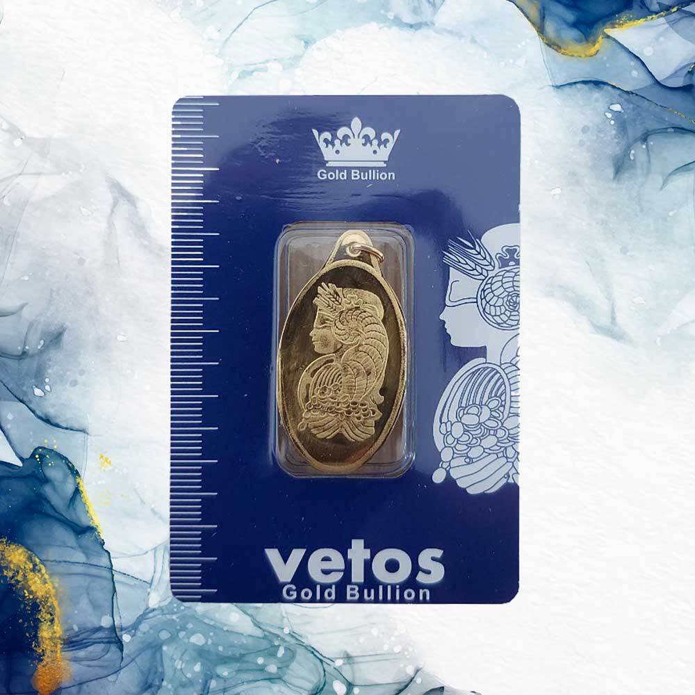 1/5 گرم طرح شمش 18 عیار